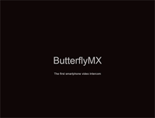 Tablet Screenshot of butterflymx.com